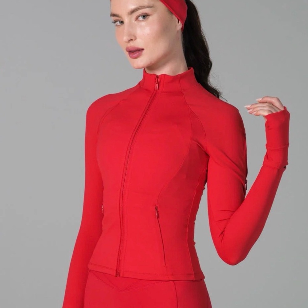 Buffbunny Elysium Zip Jacket - Lipstick Red